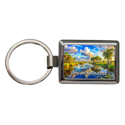 Everglades National Park Florida Rectangle Metal Keychain