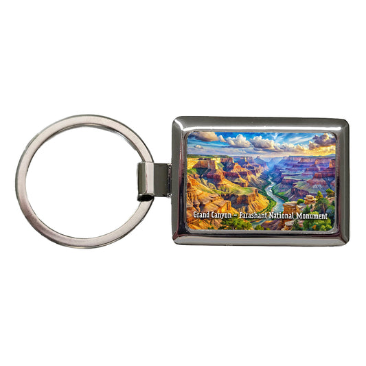 Grand Canyon - Parashant National Monument Arizona Rectangle Metal Keychain