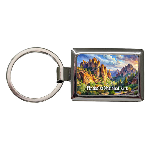 Pinnacles National Park California Rectangle Metal Keychain