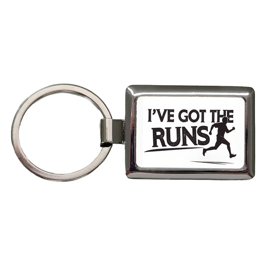 I've Got The Runs Funny Running Jogging Rectangle Metal Keychain