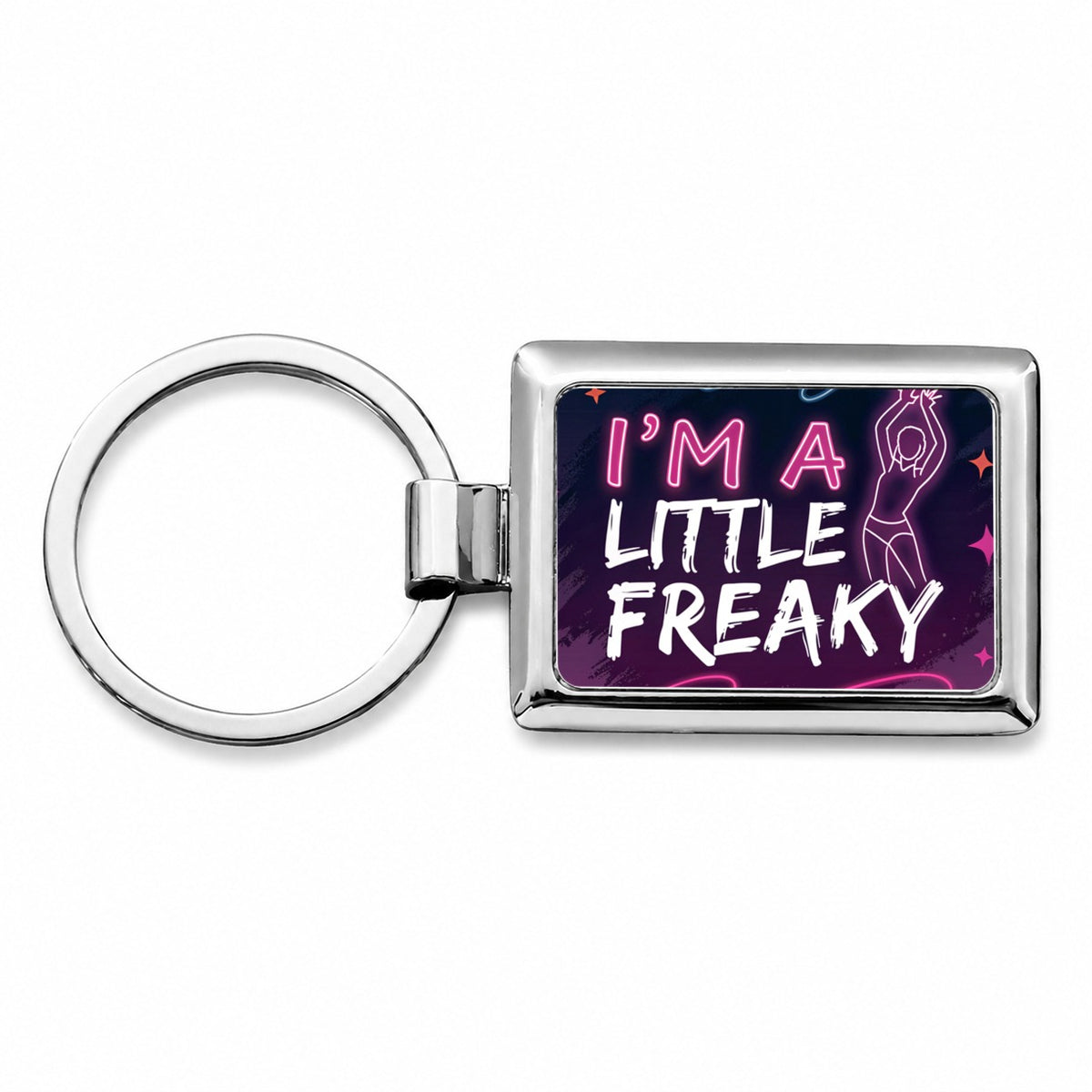 I'm a Little Freaky Funny Rectangle Metal Keychain