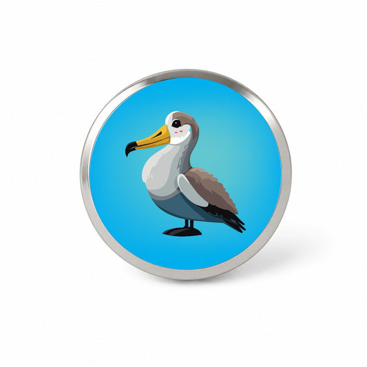 Albatross Bird Novelty Hat Backpack Lapel Pin