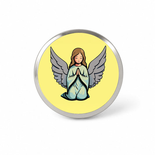 Angel Praying Christian Novelty Hat Backpack Lapel Pin