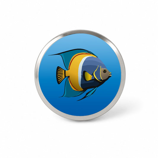 Angelfish Angel Fish Ocean Fresh Water Novelty Hat Backpack Lapel Pin