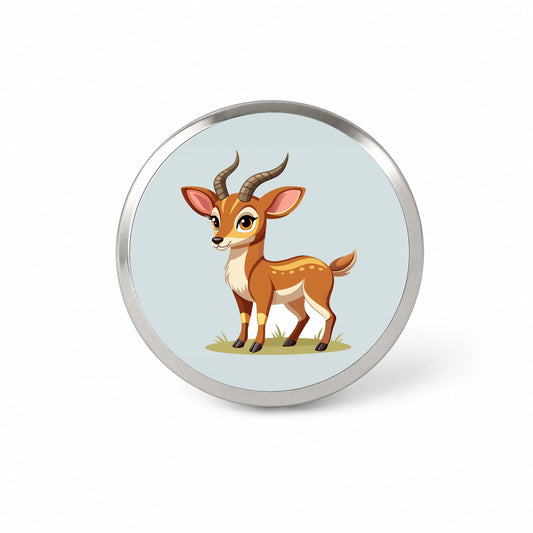 Antelope Cute Novelty Hat Backpack Lapel Pin