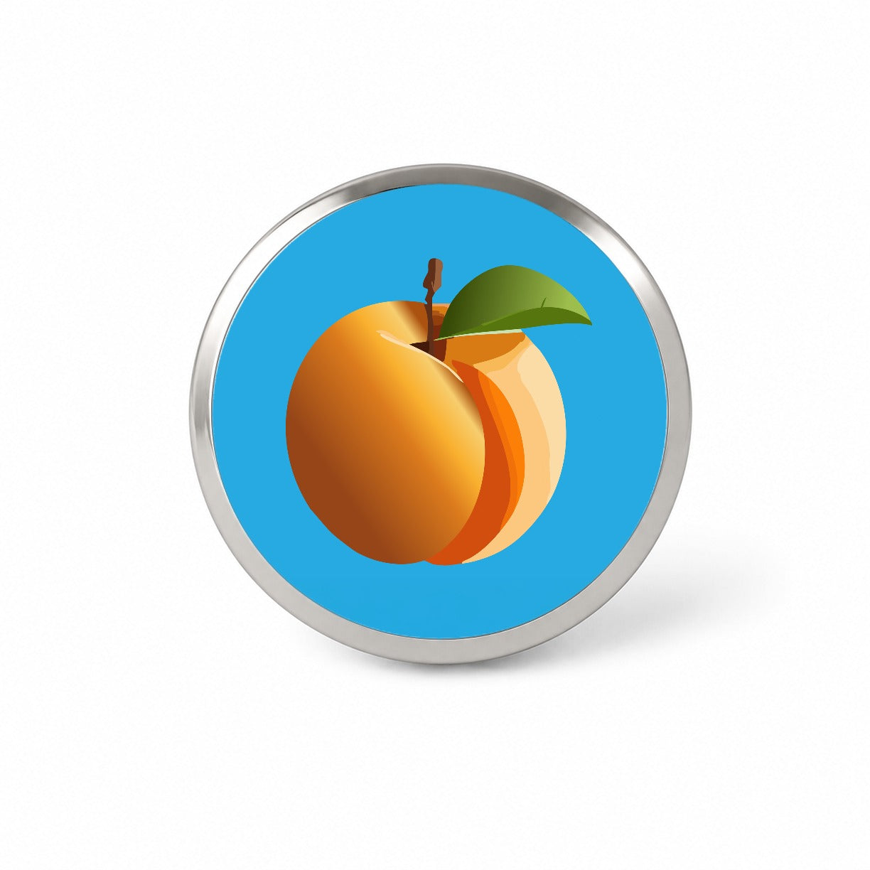 Apricot Fruit Novelty Hat Backpack Lapel Pin