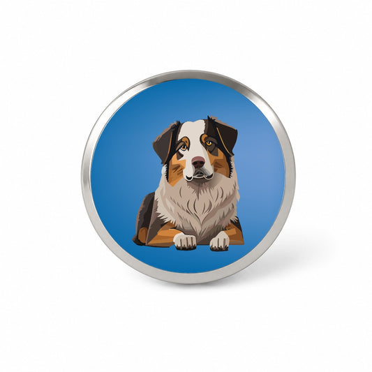 Australian Shepherd Dog Novelty Hat Backpack Lapel Pin
