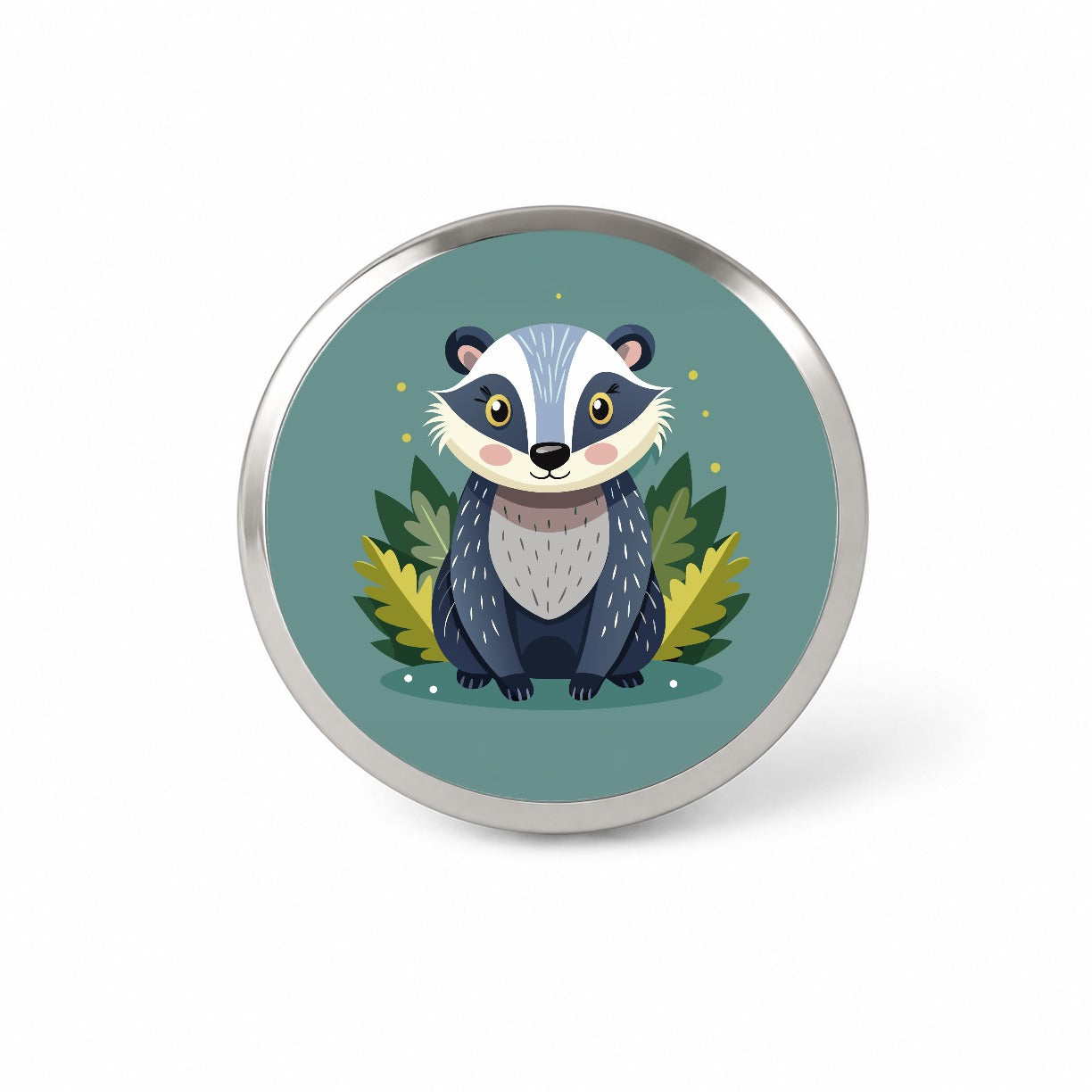 Badger Cute Novelty Hat Backpack Lapel Pin