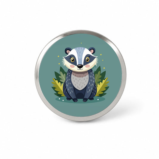 Badger Cute Novelty Hat Backpack Lapel Pin