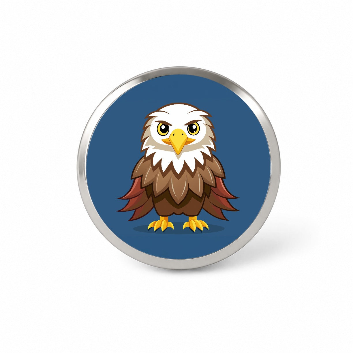 Bald Eagle Bird Cute Novelty Hat Backpack Lapel Pin