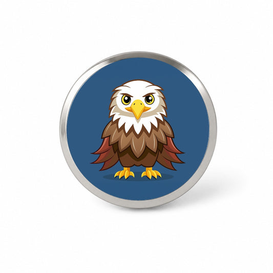 Bald Eagle Bird Cute Novelty Hat Backpack Lapel Pin