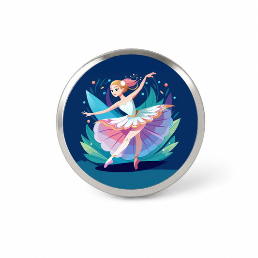 Ballerina Ballet Dancer Cute Novelty Hat Backpack Lapel Pin