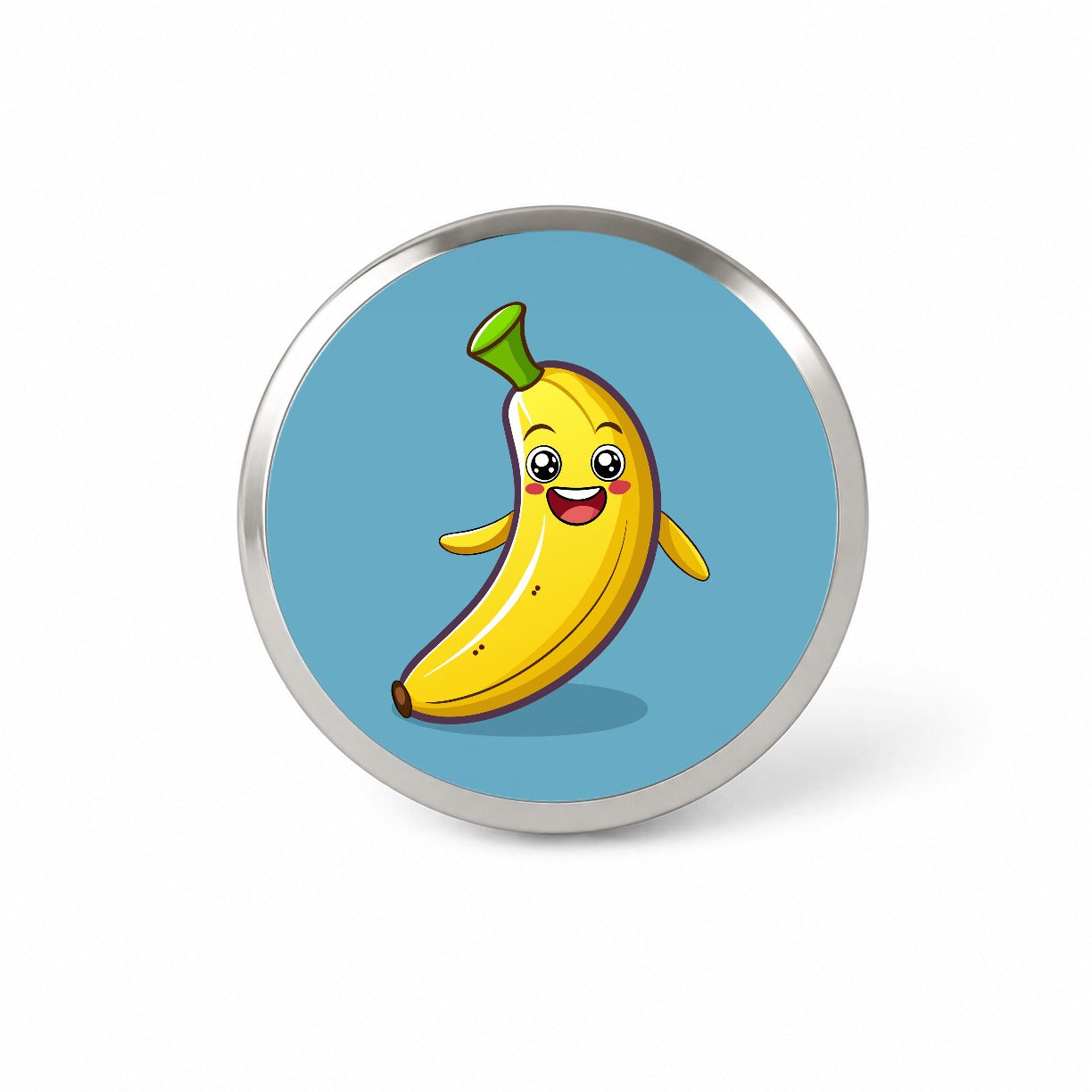 Banana Happy Fruit Novelty Hat Backpack Lapel Pin