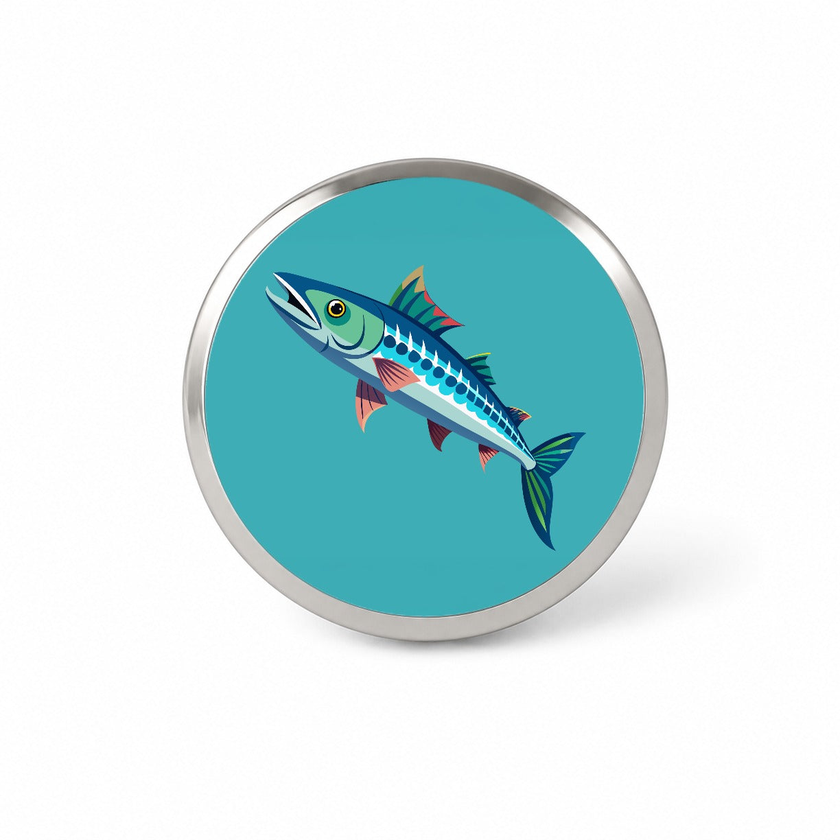 Barracuda Fish Novelty Hat Backpack Lapel Pin