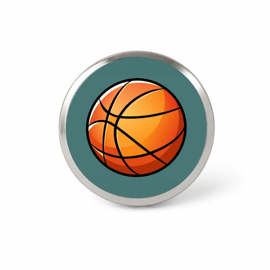 Basketball Ball Sport Novelty Hat Backpack Lapel Pin