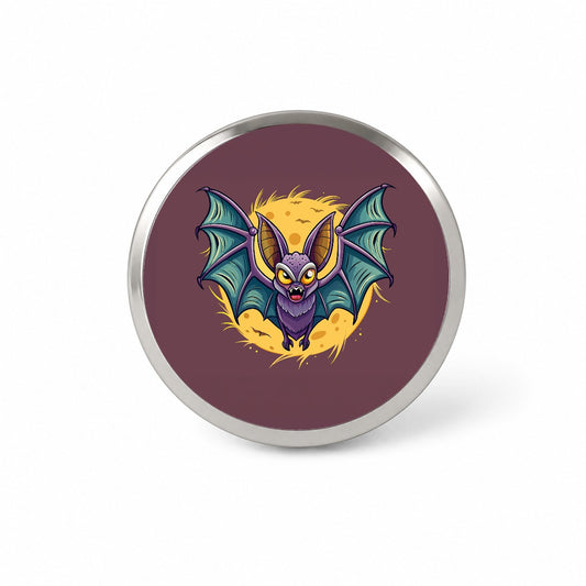 Bat Flying Halloween Spooky Novelty Hat Backpack Lapel Pin