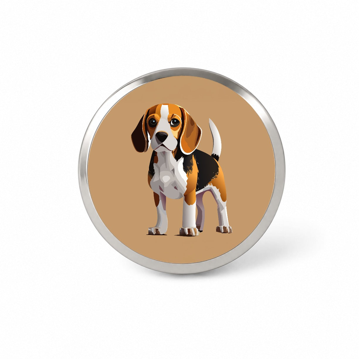 Beagle Dog Standing Novelty Hat Backpack Lapel Pin