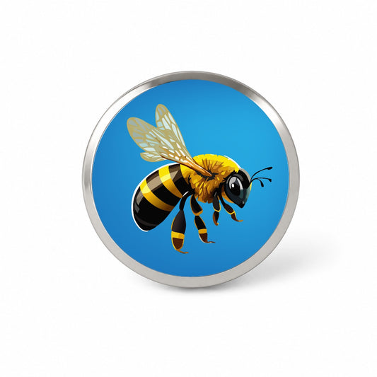 Bee Colorful Novelty Hat Backpack Lapel Pin