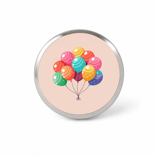 Birthday Balloons Happy Novelty Hat Backpack Lapel Pin