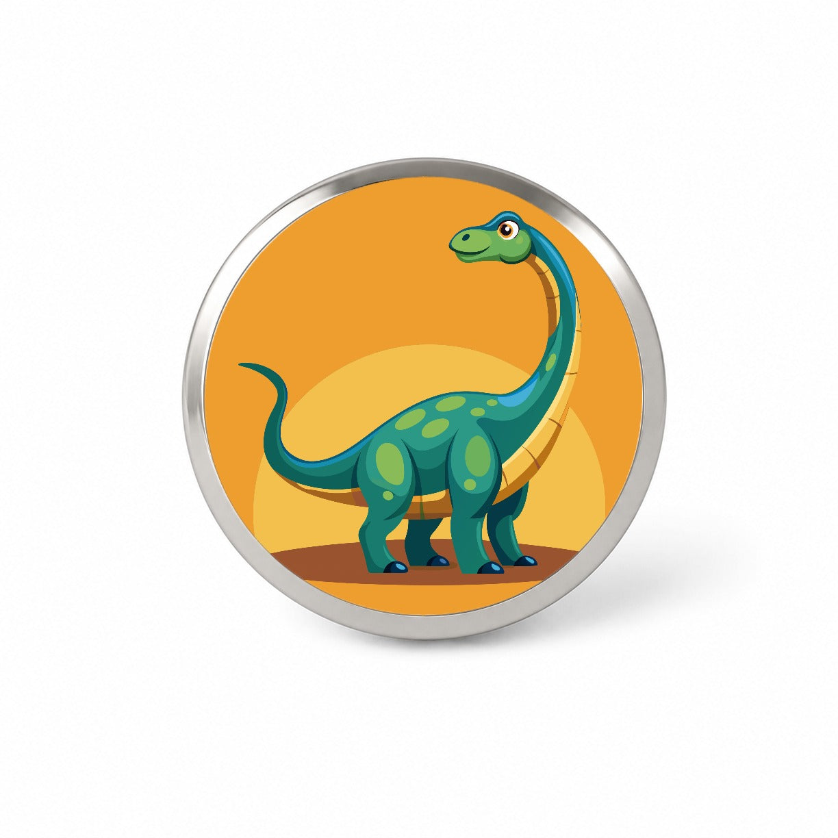 Brachiosaurus Dinosaur Novelty Hat Backpack Lapel Pin