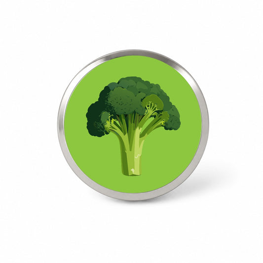 Broccoli Vegetable Vegan Vegetarian Novelty Hat Backpack Lapel Pin