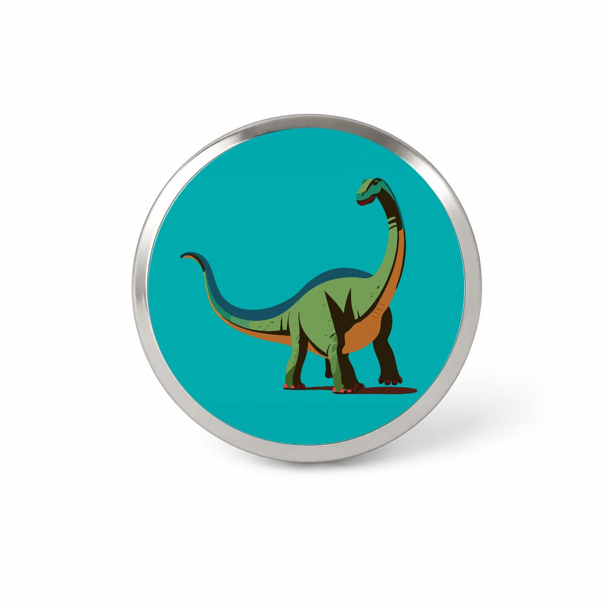 Brontosaurus Dinosaur Novelty Hat Backpack Lapel Pin