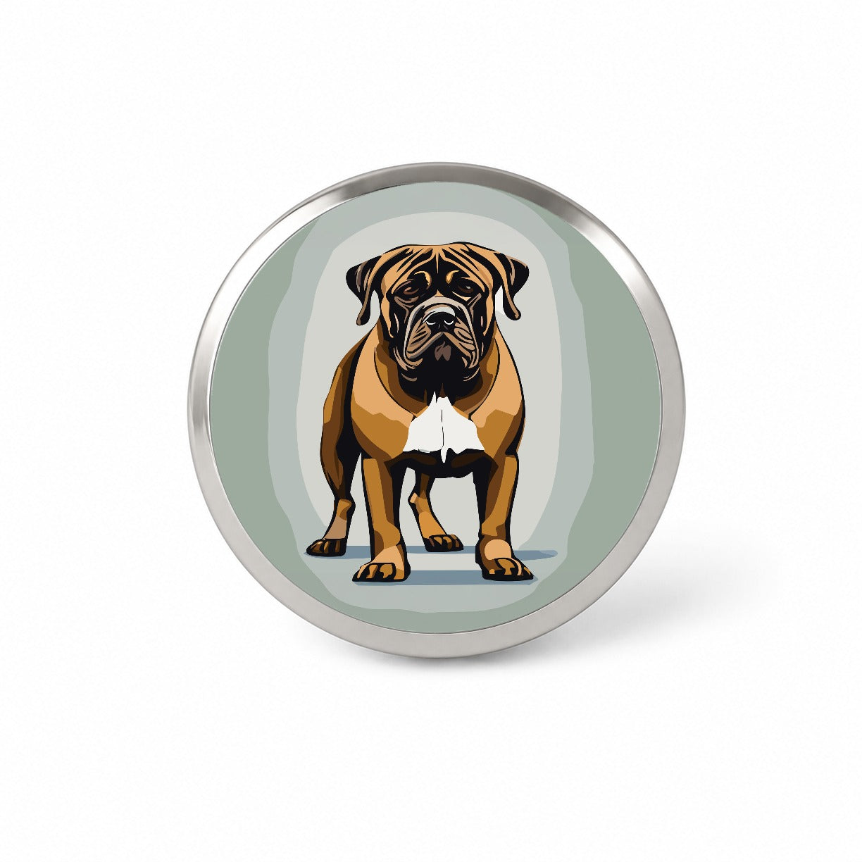 Bullmastiff Dog Standing Novelty Hat Backpack Lapel Pin