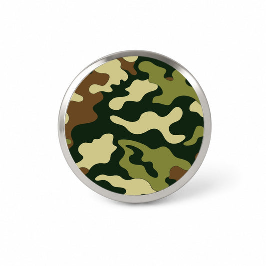 Camouflage Pattern Novelty Hat Backpack Lapel Pin