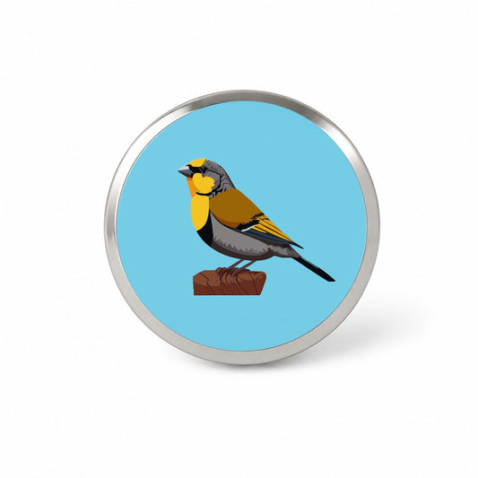 Canary Yellow Bird Novelty Hat Backpack Lapel Pin