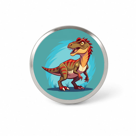 Carnotaurus Dinosaur Novelty Hat Backpack Lapel Pin