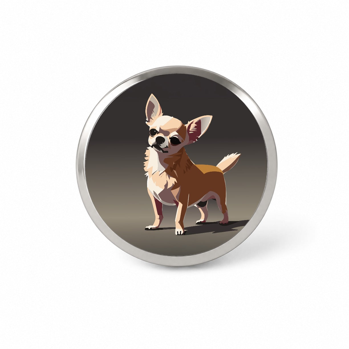 Chihuahua Dog Standing Novelty Hat Backpack Lapel Pin