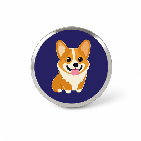 Corgi Dog Sweet Novelty Hat Backpack Lapel Pin