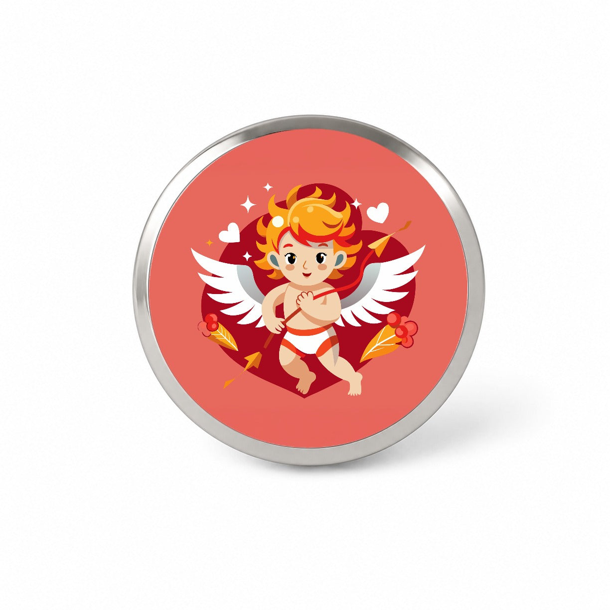 Cupid Cherub with Arrow Valentines Day Novelty Hat Backpack Lapel Pin
