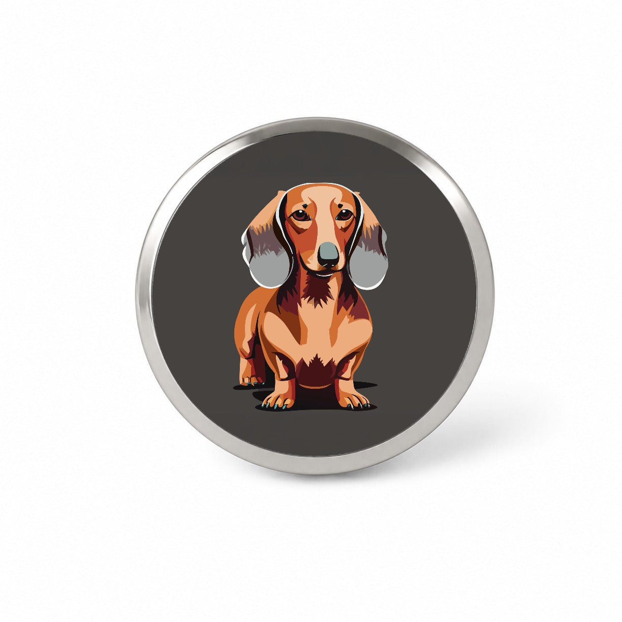 Dachshund Dog Standing Novelty Hat Backpack Lapel Pin