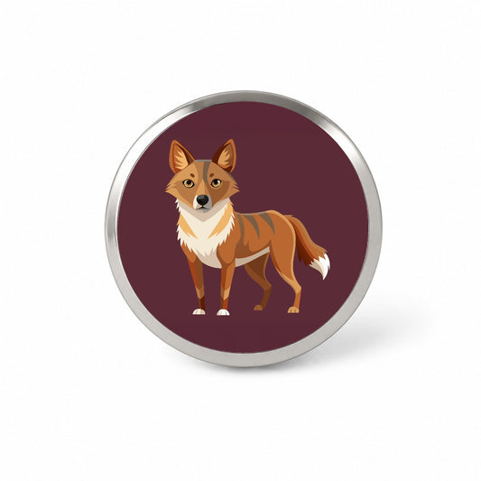 Dingo Australian Dog Animal Novelty Hat Backpack Lapel Pin