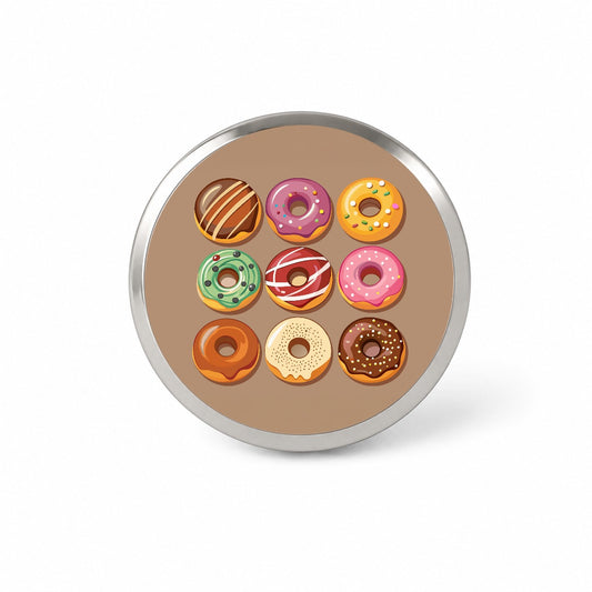 Donuts Tasty Novelty Hat Backpack Lapel Pin