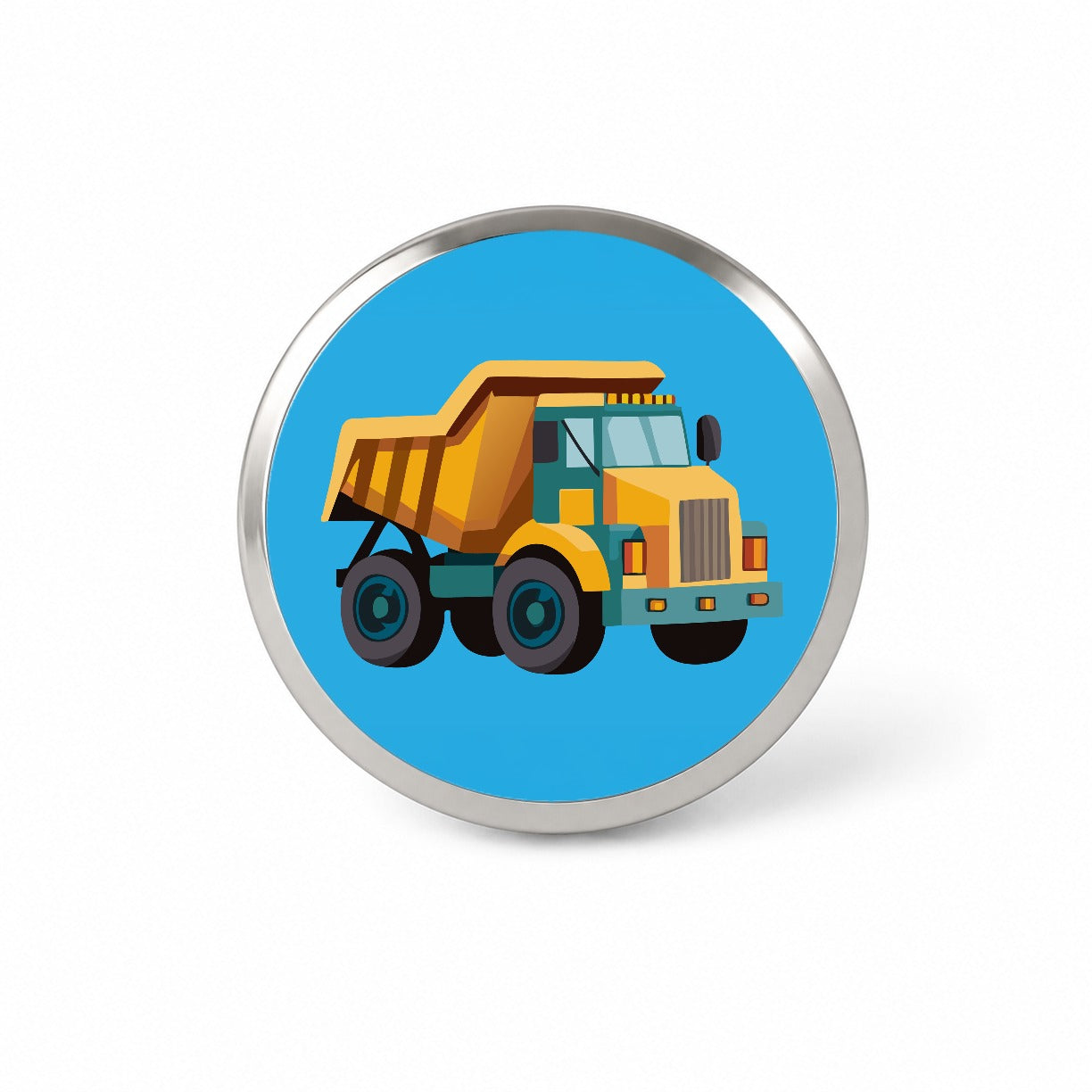 Dump Truck Cute Novelty Hat Backpack Lapel Pin