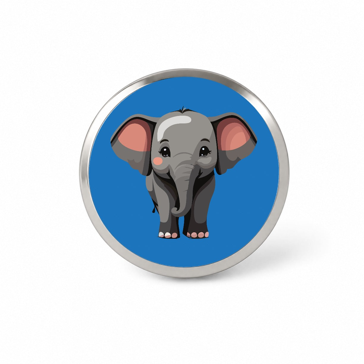 Elephant Cute Standing Novelty Hat Backpack Lapel Pin