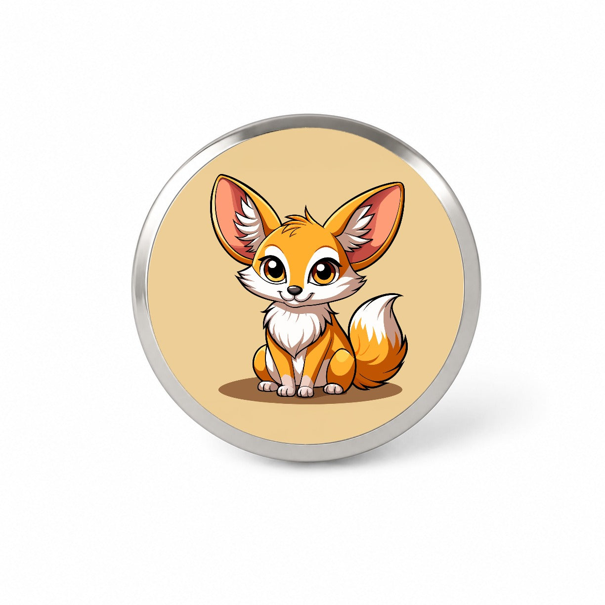Fennec Fox Cute Novelty Hat Backpack Lapel Pin