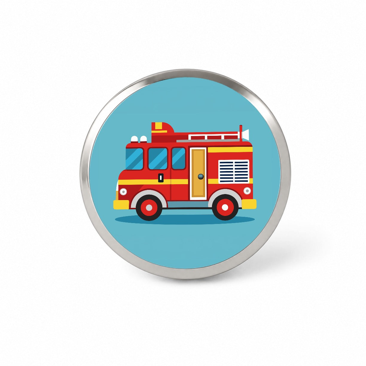 Fire Engine Red Novelty Hat Backpack Lapel Pin