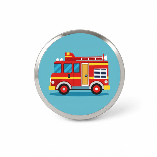 Fire Engine Red Novelty Hat Backpack Lapel Pin