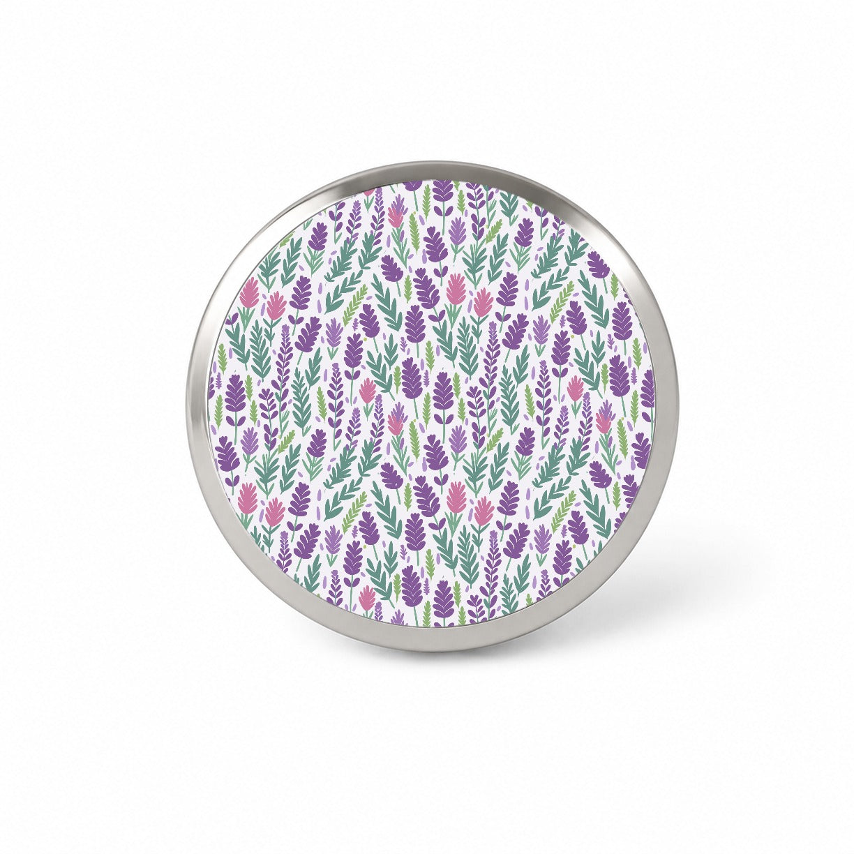 Flowers Lavender Cute Pattern Novelty Hat Backpack Lapel Pin