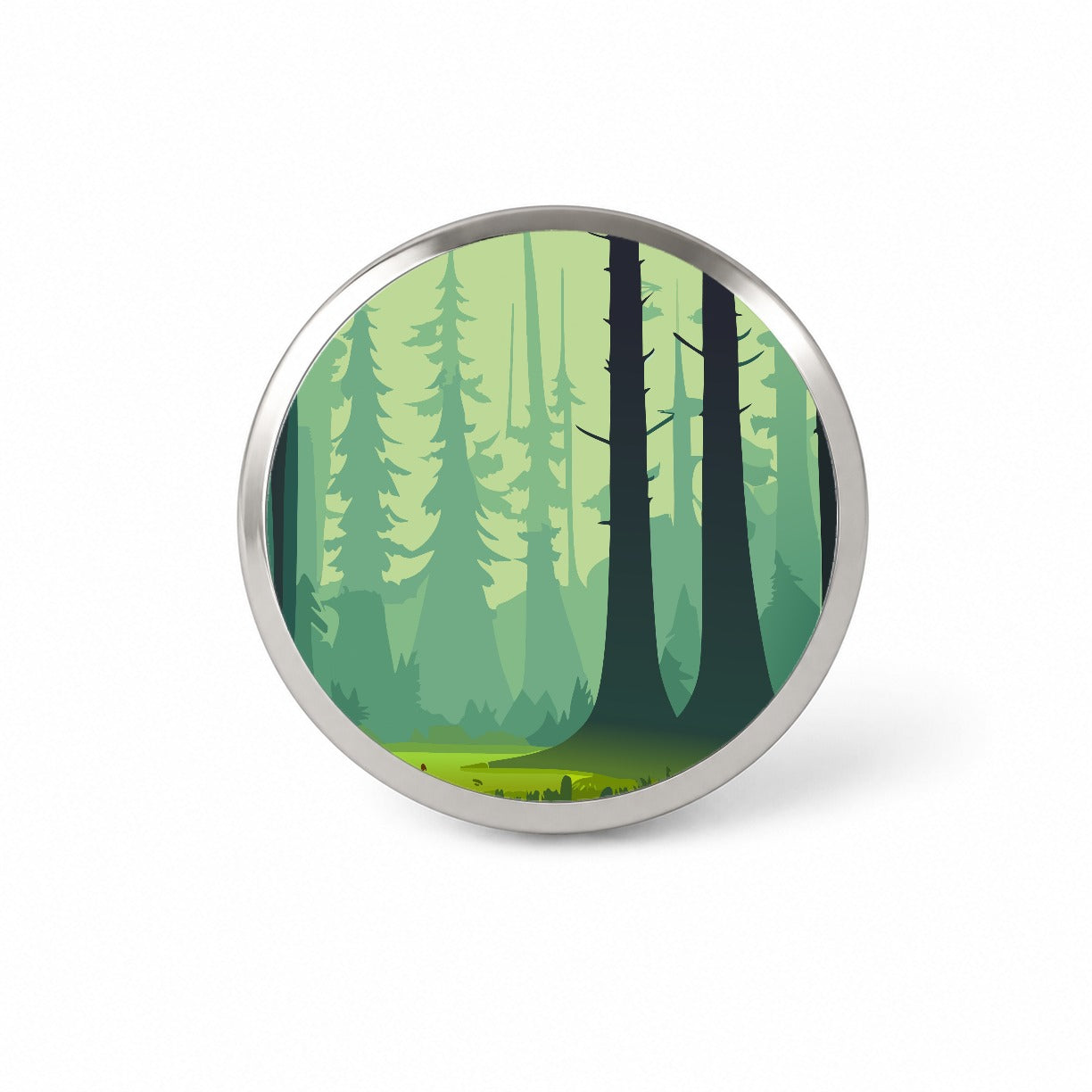 Forest Trees Wilderness Enchanted Novelty Hat Backpack Lapel Pin