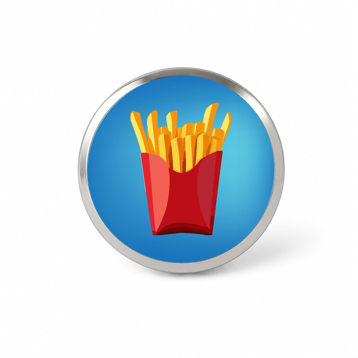 French Fries Red Container Novelty Hat Backpack Lapel Pin