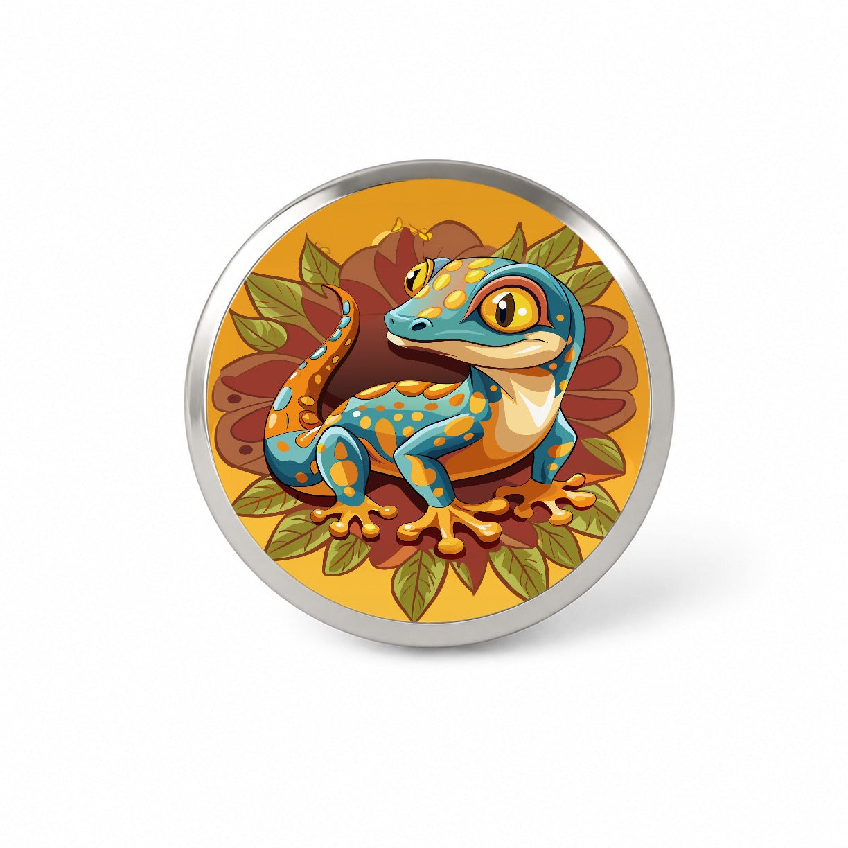 Gecko Lizard Cute Novelty Hat Backpack Lapel Pin