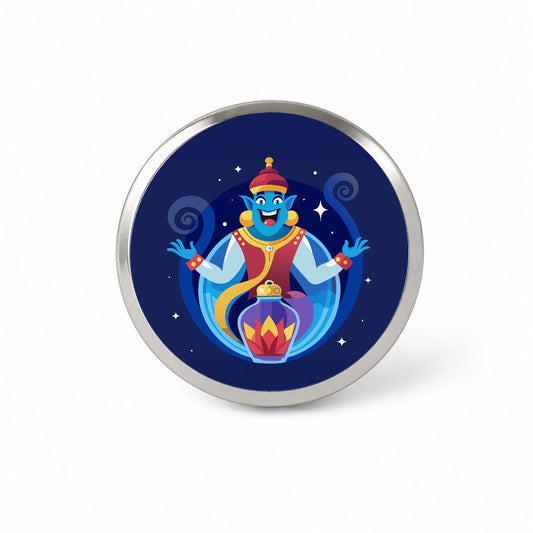Genie and Bottle Cute Novelty Hat Backpack Lapel Pin