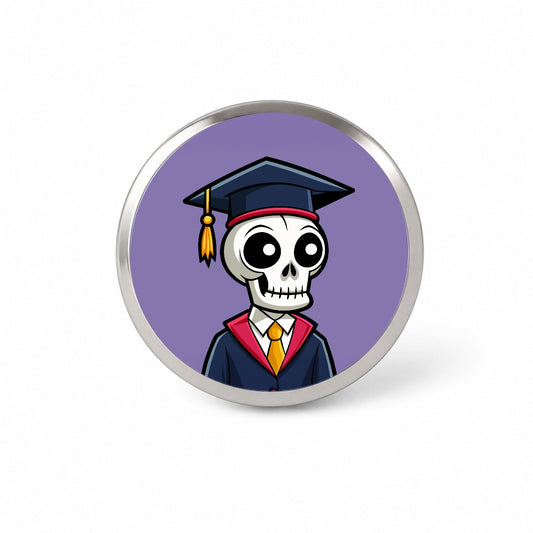 Graduate Skeleton Cute Graduation Novelty Hat Backpack Lapel Pin