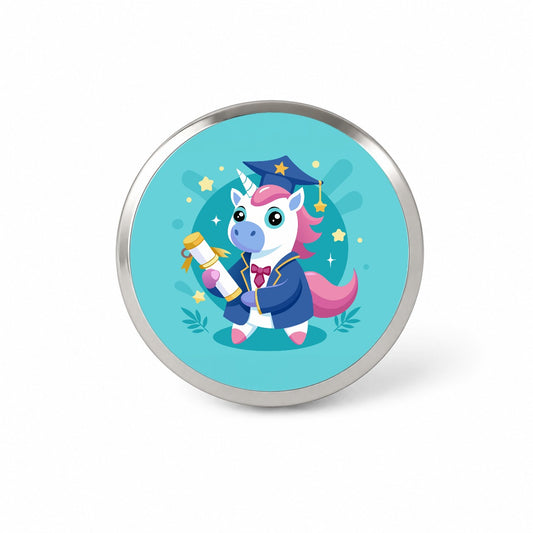 Graduate Unicorn Graduation Novelty Hat Backpack Lapel Pin