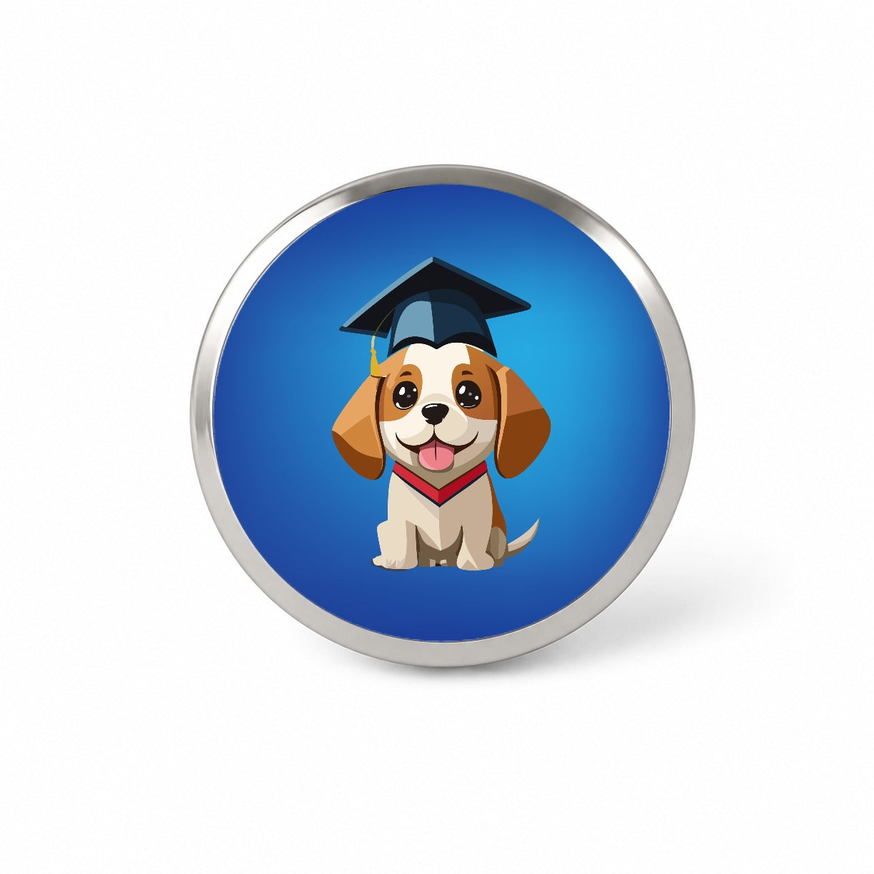 Graduation Dog Graduate Cute Novelty Hat Backpack Lapel Pin