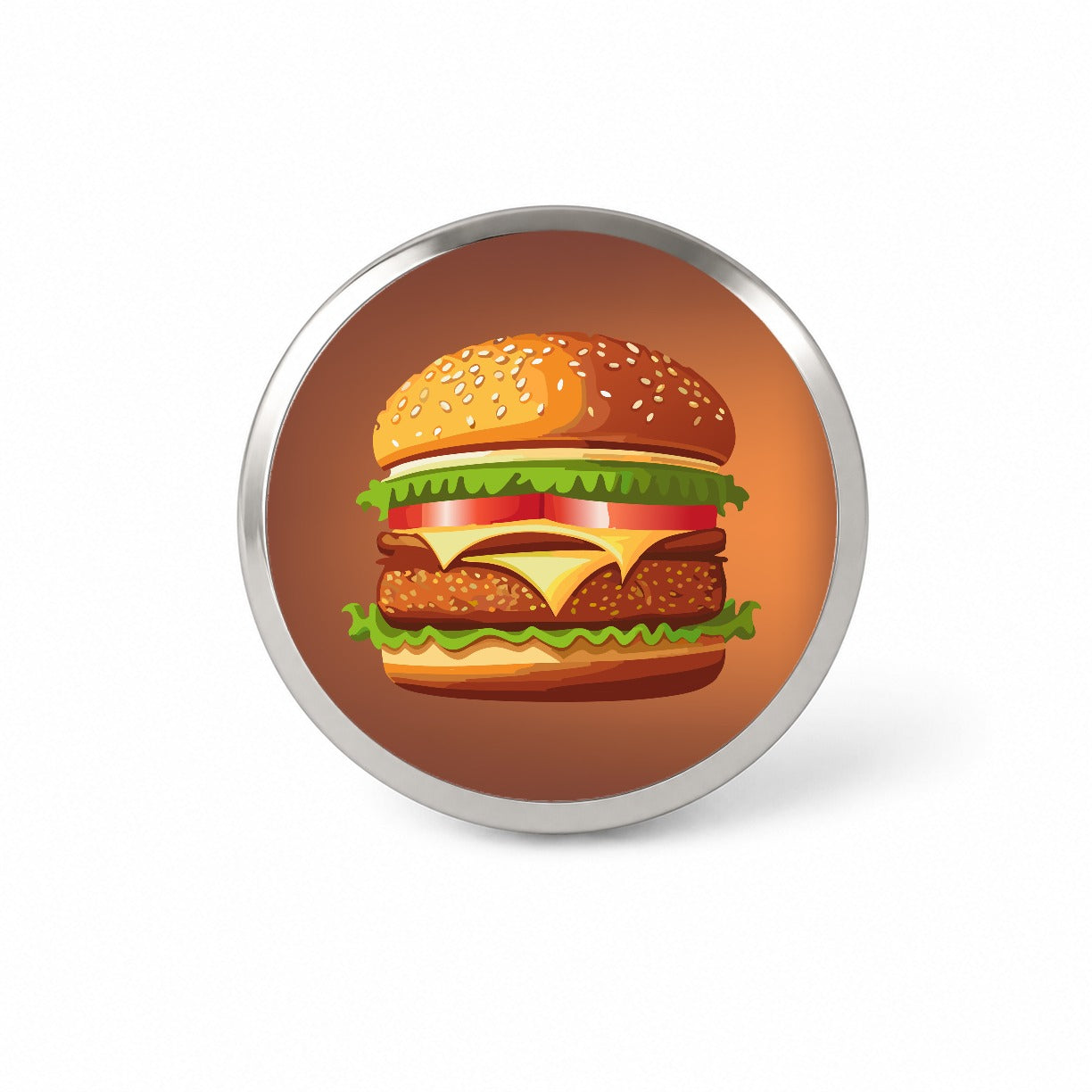 Hamburger Yummy Fast Food Novelty Hat Backpack Lapel Pin